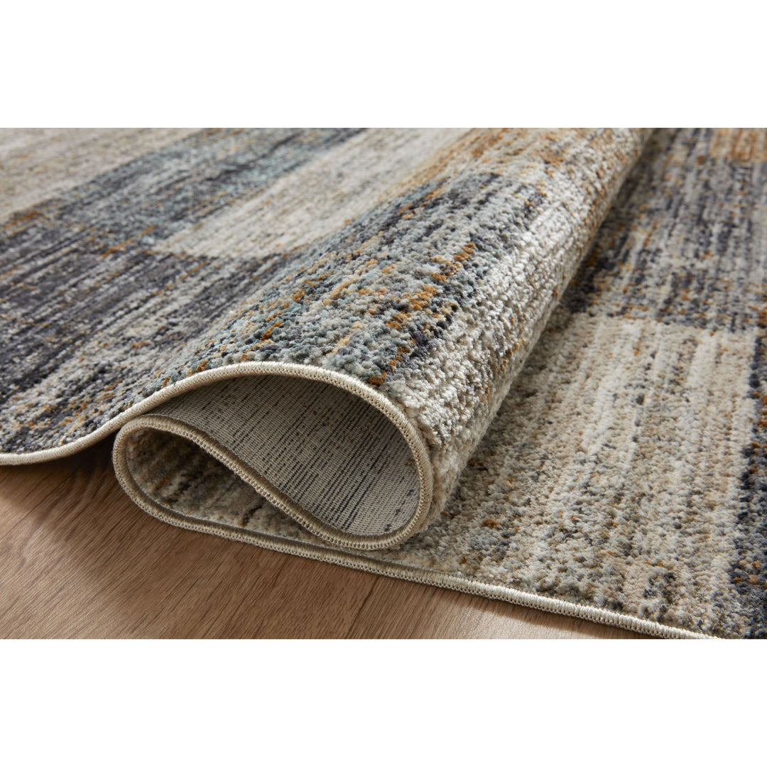 Loloi Soho Grey / Gold 18" x 18" Sample Rug