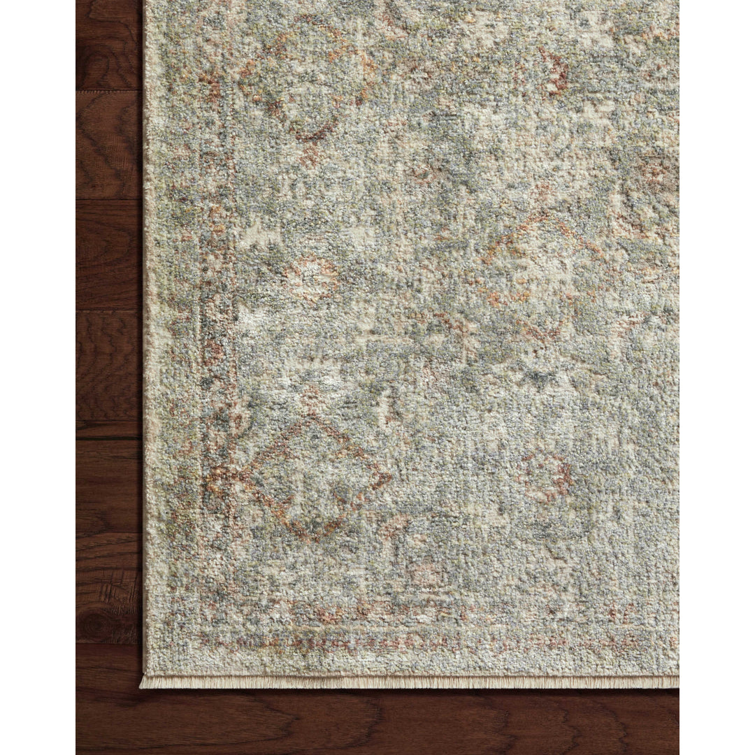 Loloi Sonnet Lagoon / Gold 18" x 18"Sample Rug