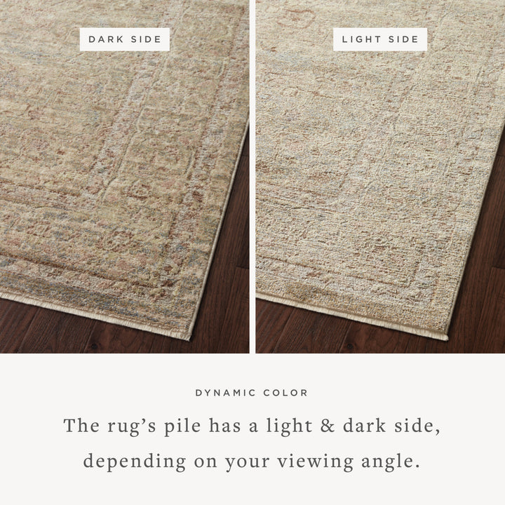 Loloi Sonnet Moss / Natural 2'-6" x 12'-0" Runner Rug