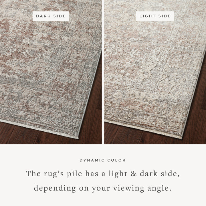 Loloi Sonnet Silver / Natural 2'-6" x 12'-0" Runner Rug