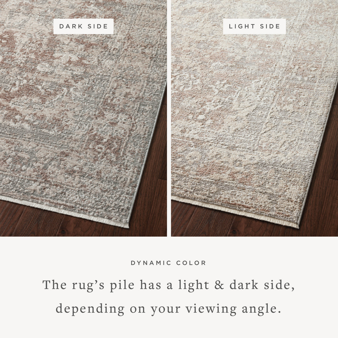 Loloi Sonnet Silver / Natural 2'-6" x 4'-0" Accent Rug