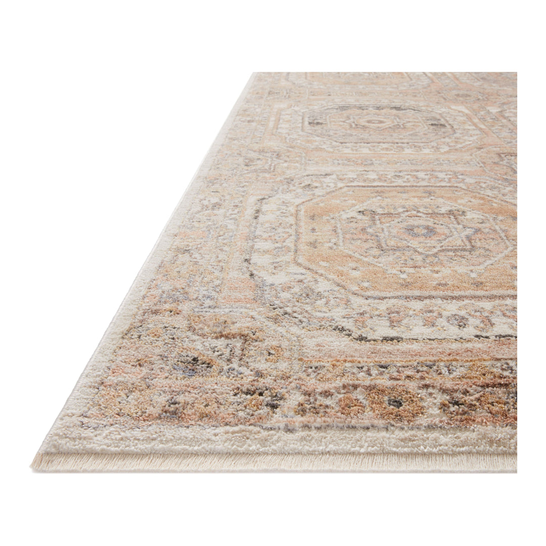 Loloi Sonnet Apricot / Multi 3'-7" x 5'-7" Accent Rug