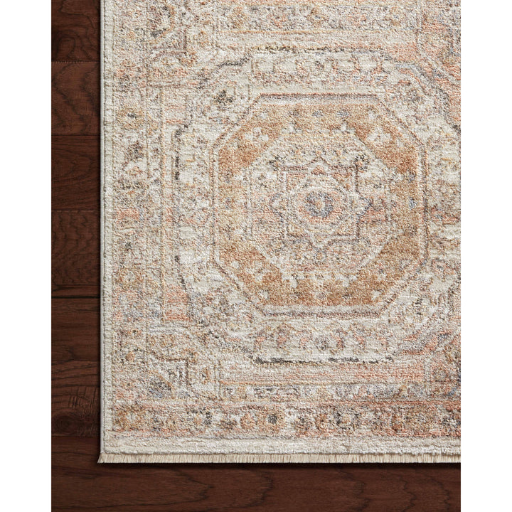 Loloi Sonnet Apricot / Multi 3'-7" x 5'-7" Accent Rug