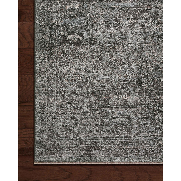 Loloi Sonnet Charcoal / Mist 7'-10" x 7'-10" Round Area Rug