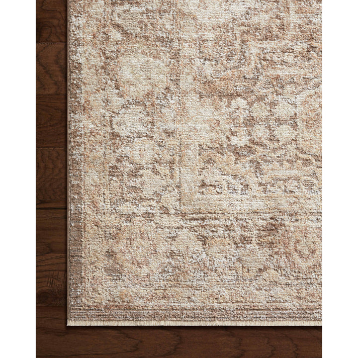 Loloi Sonnet Mocha / Tan 18" x 18"Sample Rug