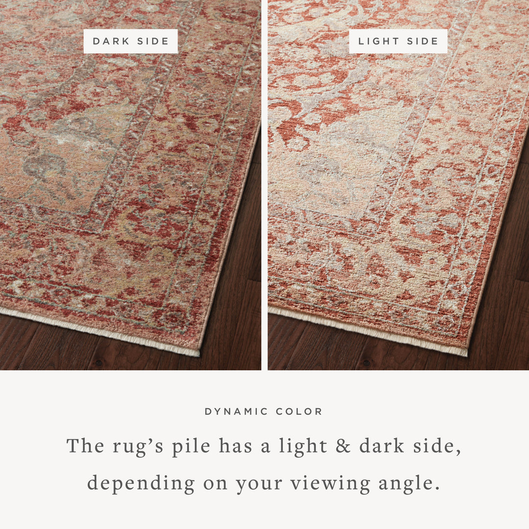 Loloi Sonnet Spice / Multi 18" x 18"Sample Rug