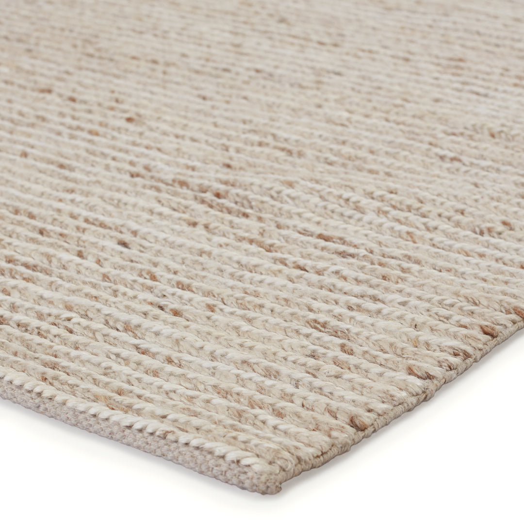 Jaipur Living Merrow Handmade Solid Beige/ Cream Area Rug (9'X12')