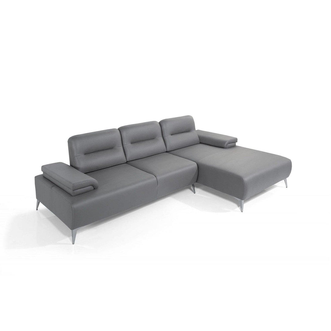 Ruslan Sectional-Whiteline Modern Living-WHITELINE-SR1759-LGRY-Sofas-1-France and Son