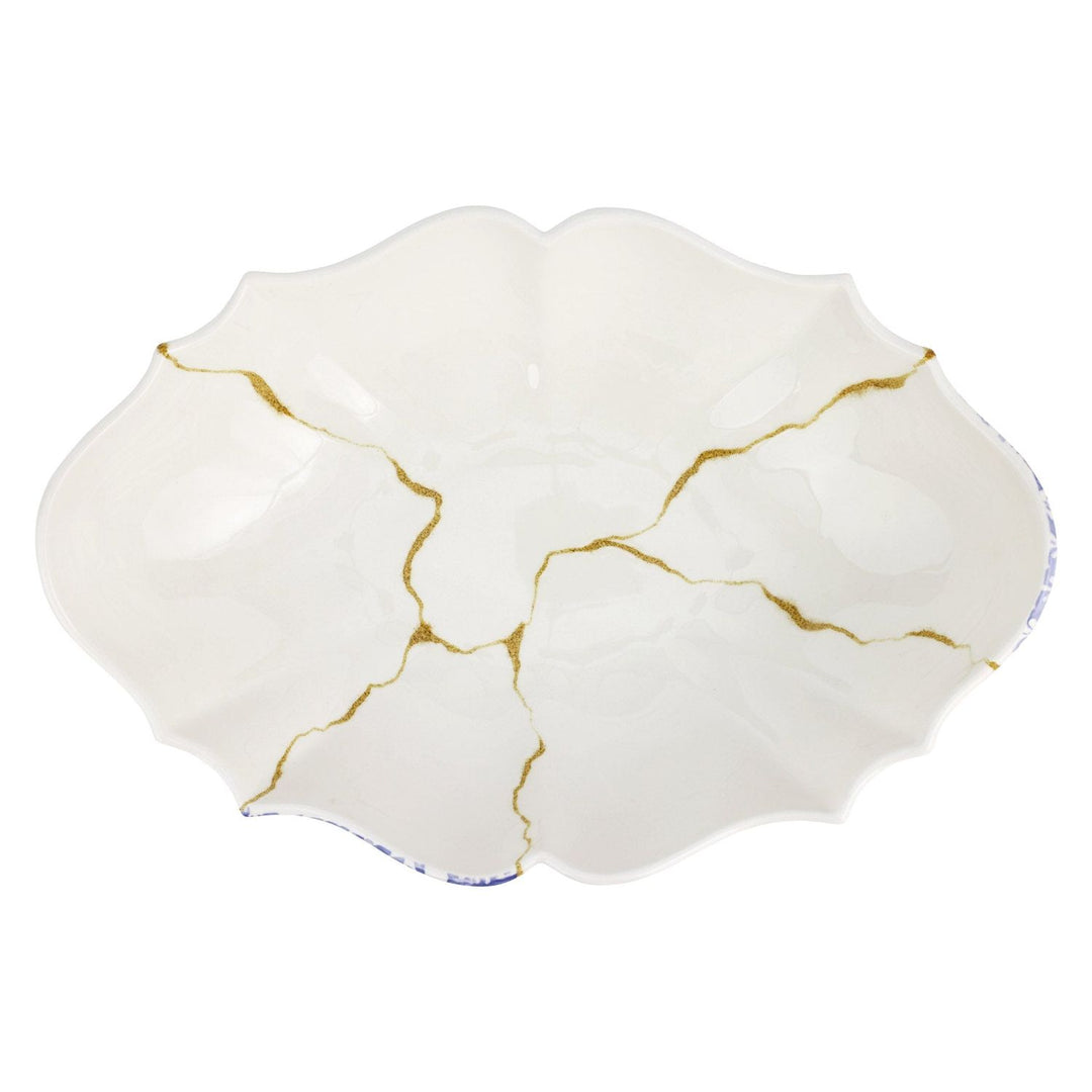 Storia Scalloped Oval Centerpiece