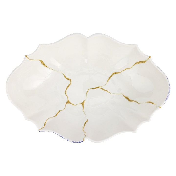 Storia Scalloped Oval Centerpiece