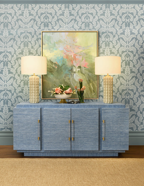 Cece Scalloped Ceramic Table Lamp