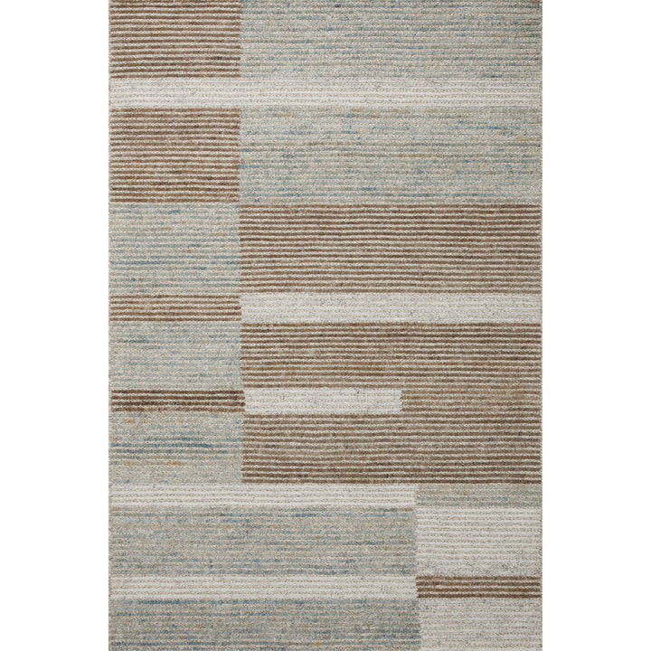 Loloi Stiles Tobacco / Lagoon 5'-0" x 7'-6" Area Rug