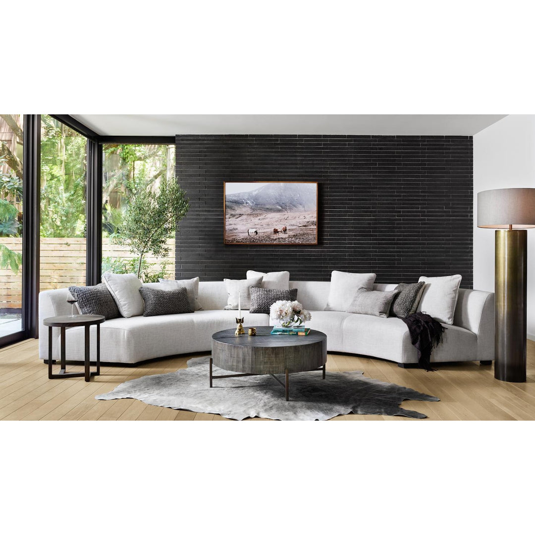 Liam Left-Arm-Facing Curved Sectional Piece - Dover Crescent - additional view 1