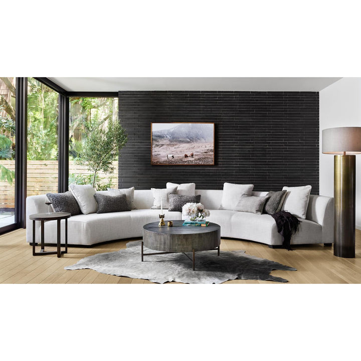 Liam Left-Arm-Facing Curved Sectional Piece - Dover Crescent - additional view 1