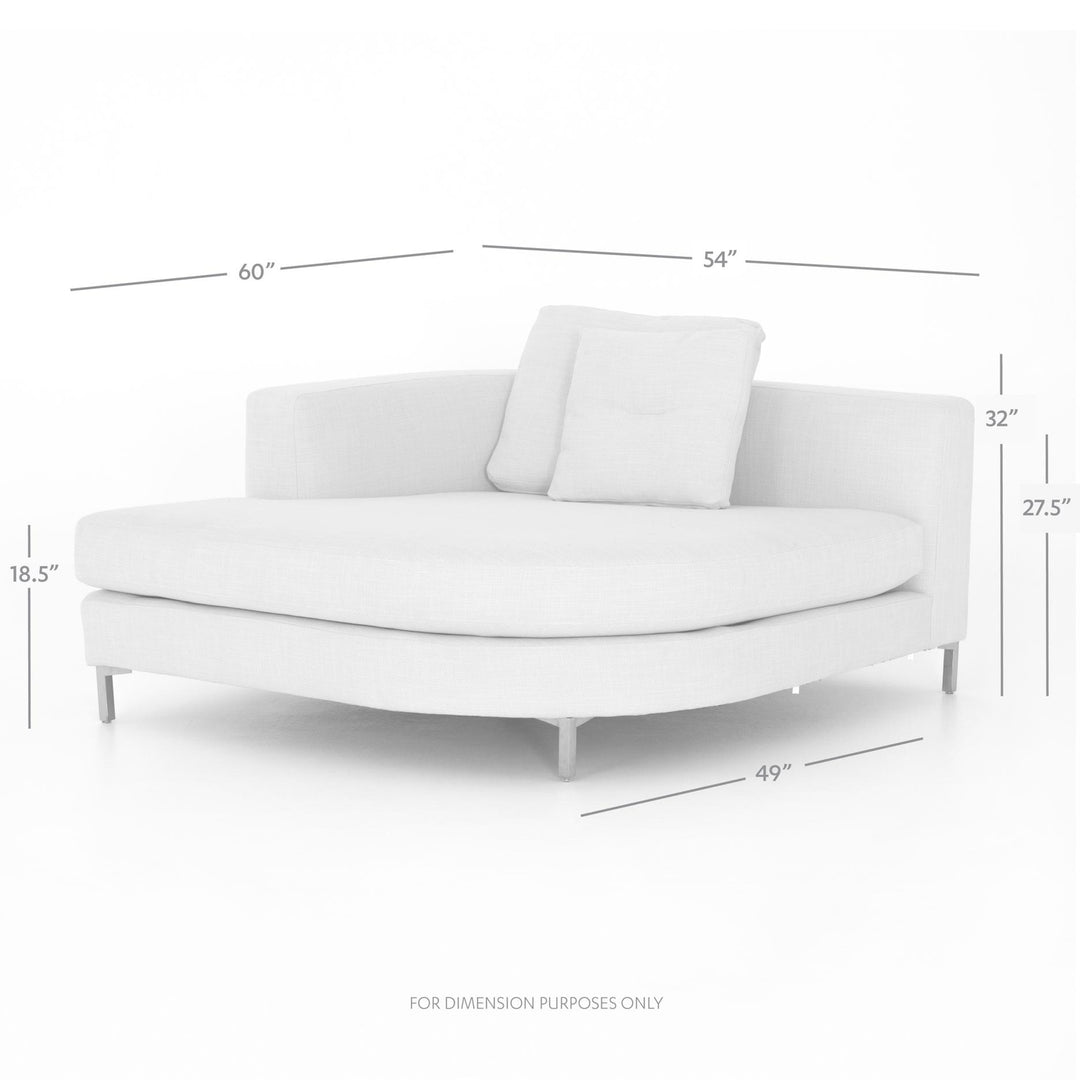 Greer Left-Arm-Facing Rounded Chaise - Avery Tusk - additional view 1