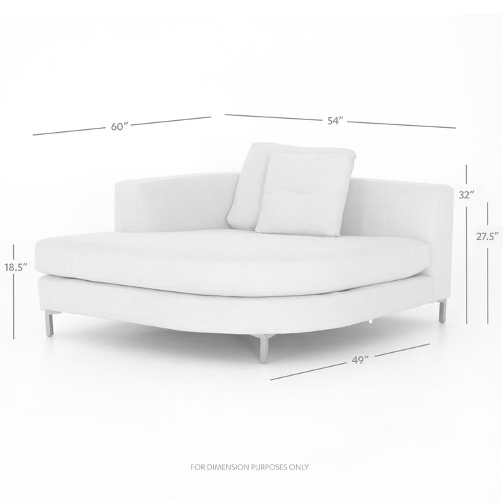 Greer Left-Arm-Facing Rounded Chaise - Avery Tusk - additional view 1