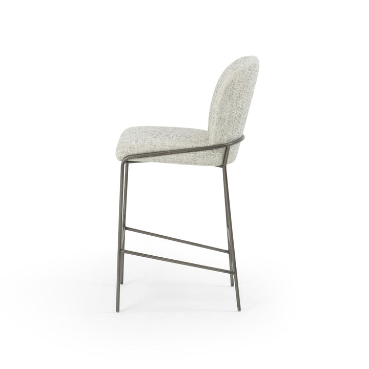 Astrud Bar Stool - Lyon Pewter / Brushed Slate - additional view 3