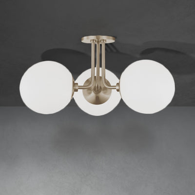 Stella 3 Light Semi Flush-Mitzi-STOCKR-HVL-H105603-AGB-Bathroom LightingAged Brass-1-France and Son