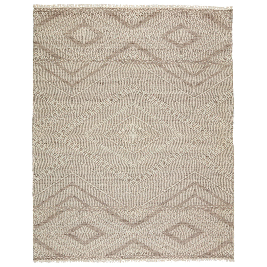 Jaipur Living Suriya Handmade Tribal Taupe/ Cream Area Rug (5'X8')