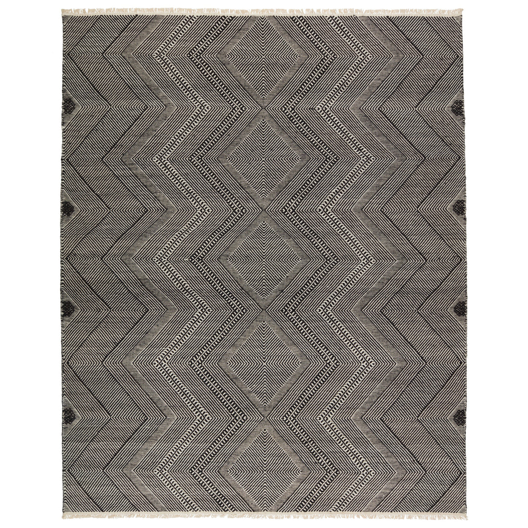 Jaipur Living Galexia Handmade Tribal Black/ Cream Area Rug (10'X14')