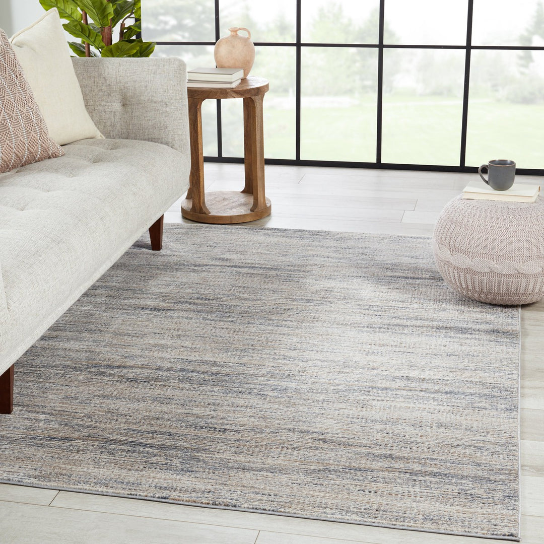 Jaipur Living Pasque Abstract Dark Blue/ Tan Area Rug (7'10"X10')