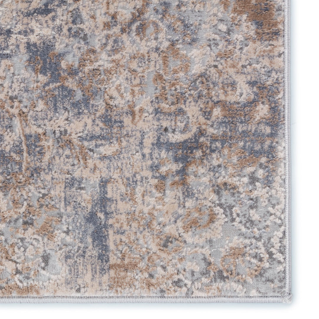 Jaipur Living Mariam Floral Beige/ Gray Area Rug (6'7"X9'6")