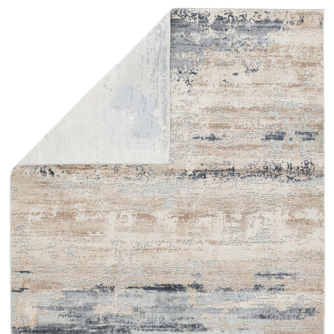 Jaipur Living Ronan Abstract Beige/ Gray Runner Rug (2'6"X10')