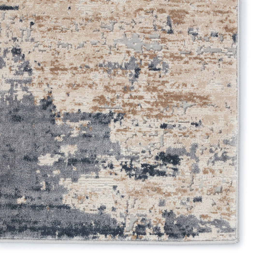 Jaipur Living Ronan Abstract Beige/ Gray Runner Rug (2'6"X10')