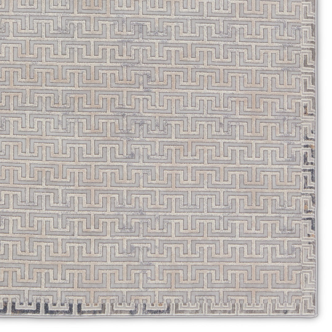 Jaipur Living Baxley Geometric Gray/ Beige Area Rug (10'X14')