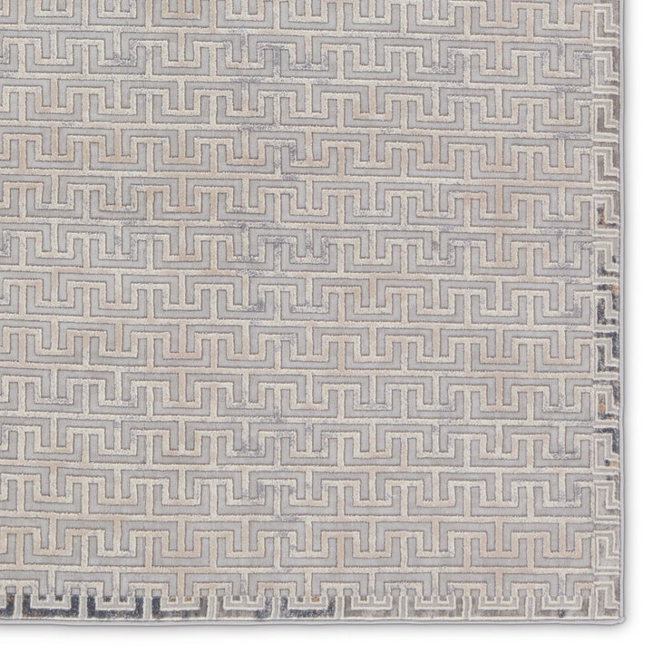 Jaipur Living Baxley Geometric Gray/ Beige Area Rug (10'X14')