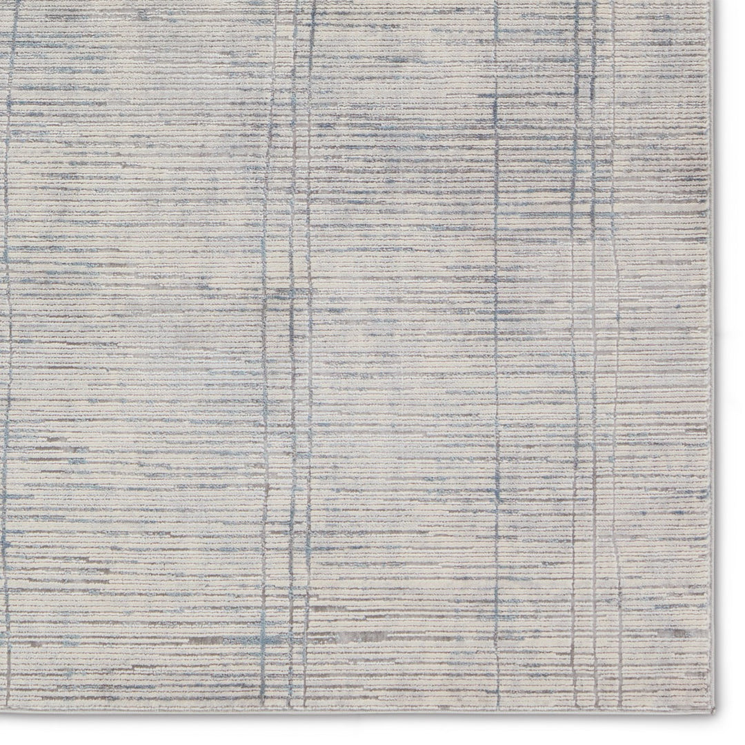 Jaipur Living Paolini Striped Cream/ Blue Area Rug (6'7"X9'6")