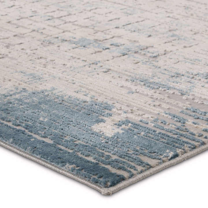 Jaipur Living Chamisa Abstract Cream/ Blue Area Rug (9'3"X12')