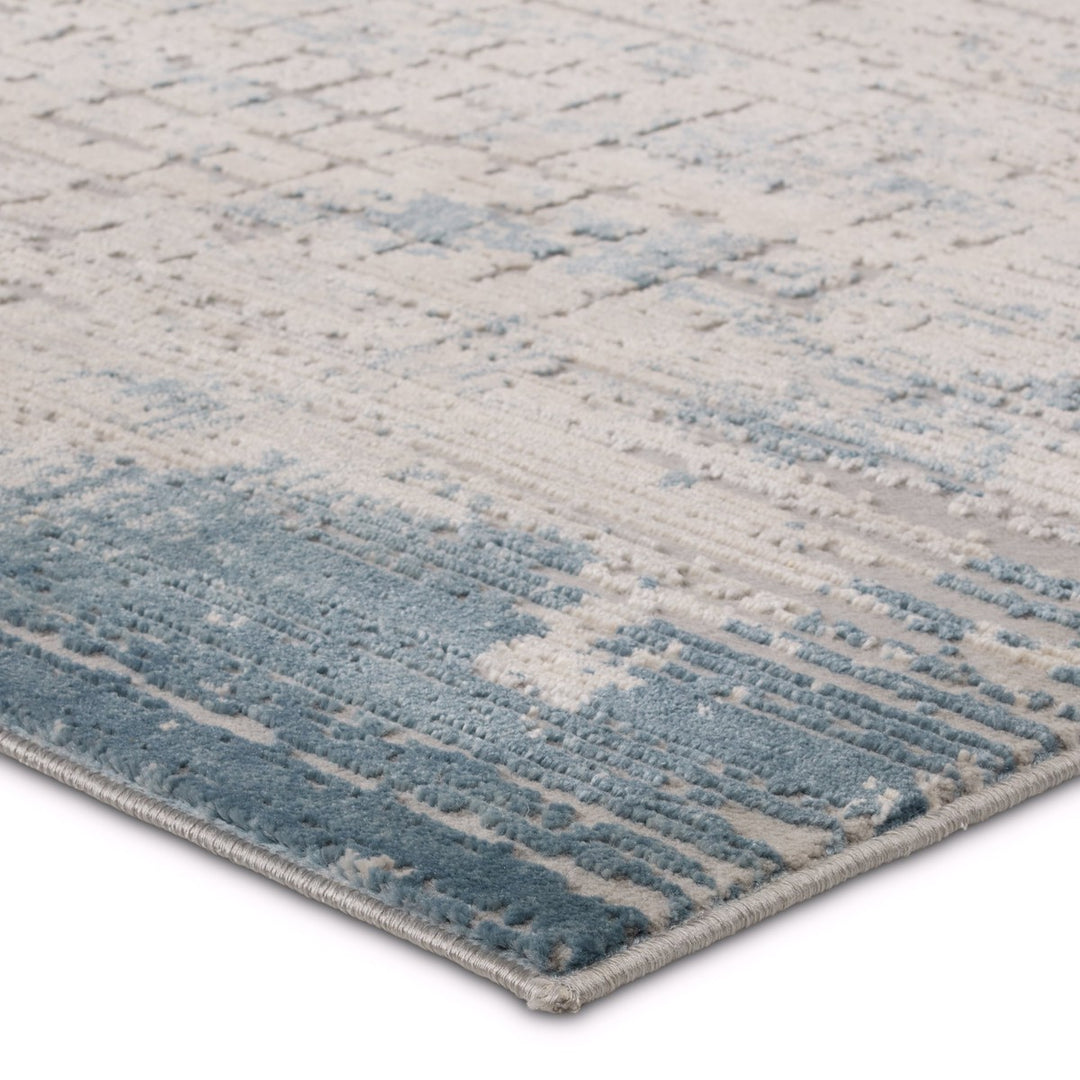 Jaipur Living Chamisa Abstract Cream/ Blue Area Rug (7'10"X10')