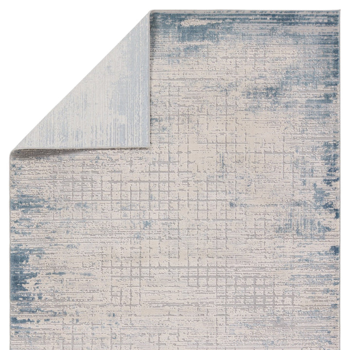 Jaipur Living Chamisa Abstract Cream/ Blue Area Rug (9'3"X12')