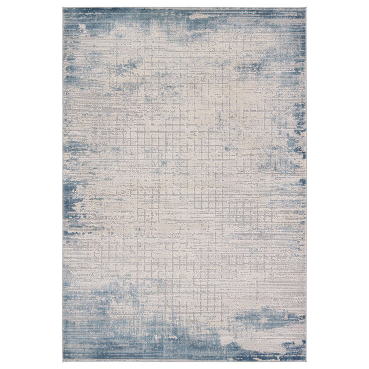 Jaipur Living Chamisa Abstract Cream/ Blue Area Rug (6'7"X9'6")