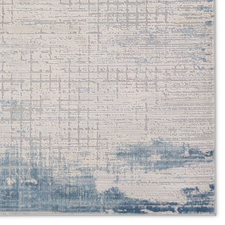 Jaipur Living Chamisa Abstract Cream/ Blue Area Rug (9'3"X12')