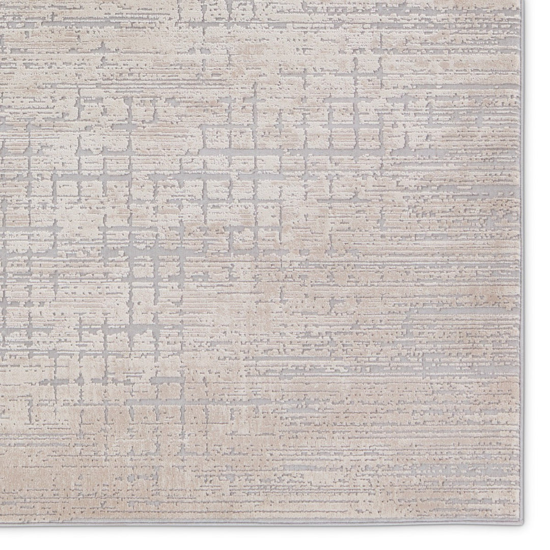 Jaipur Living Chamisa Abstract Beige/ Gray Runner Rug (2'6"X10')