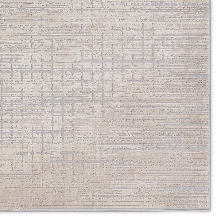 Jaipur Living Chamisa Abstract Beige/ Gray Area Rug (6'7"X9'6")