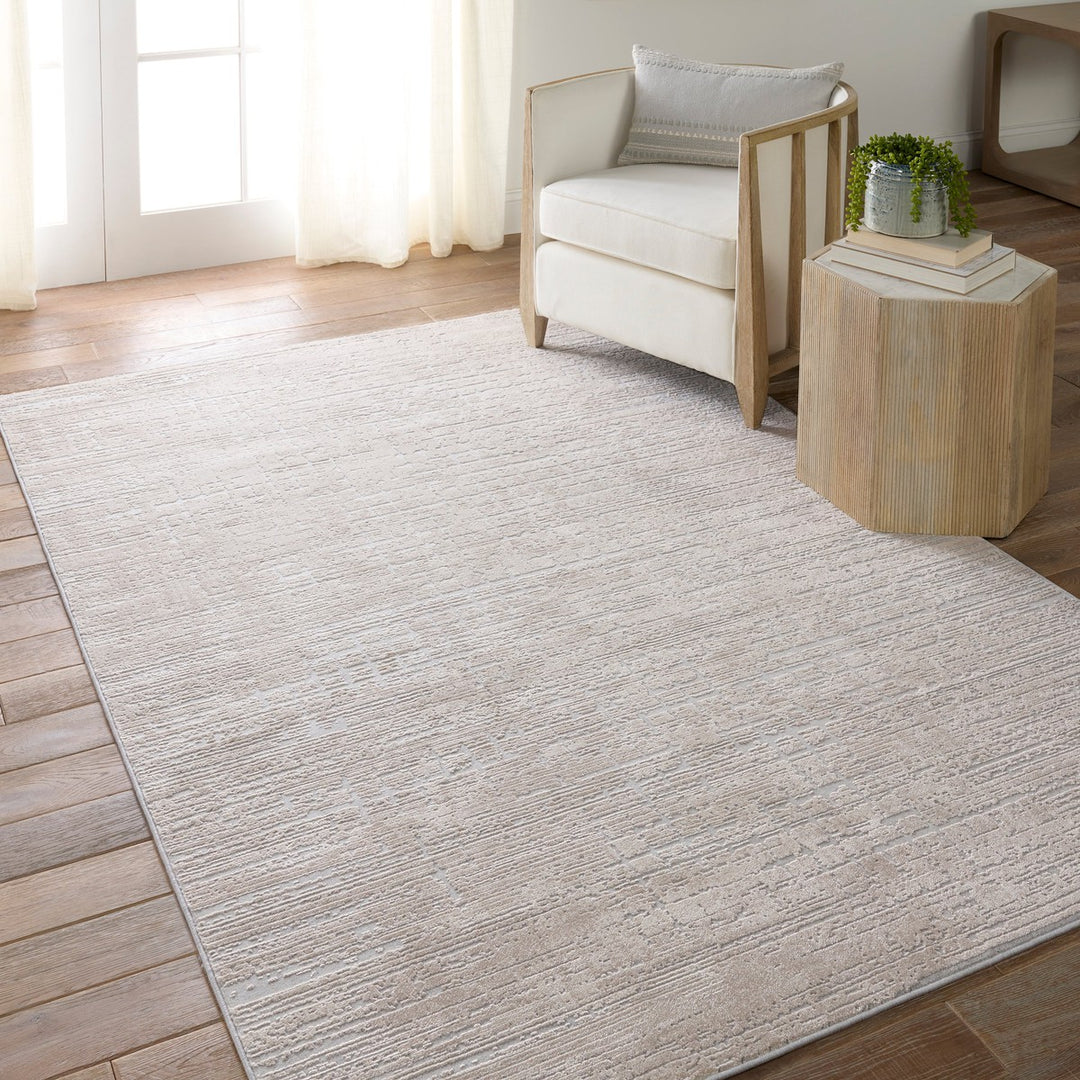 Jaipur Living Chamisa Abstract Beige/ Gray Area Rug (9'3"X12')