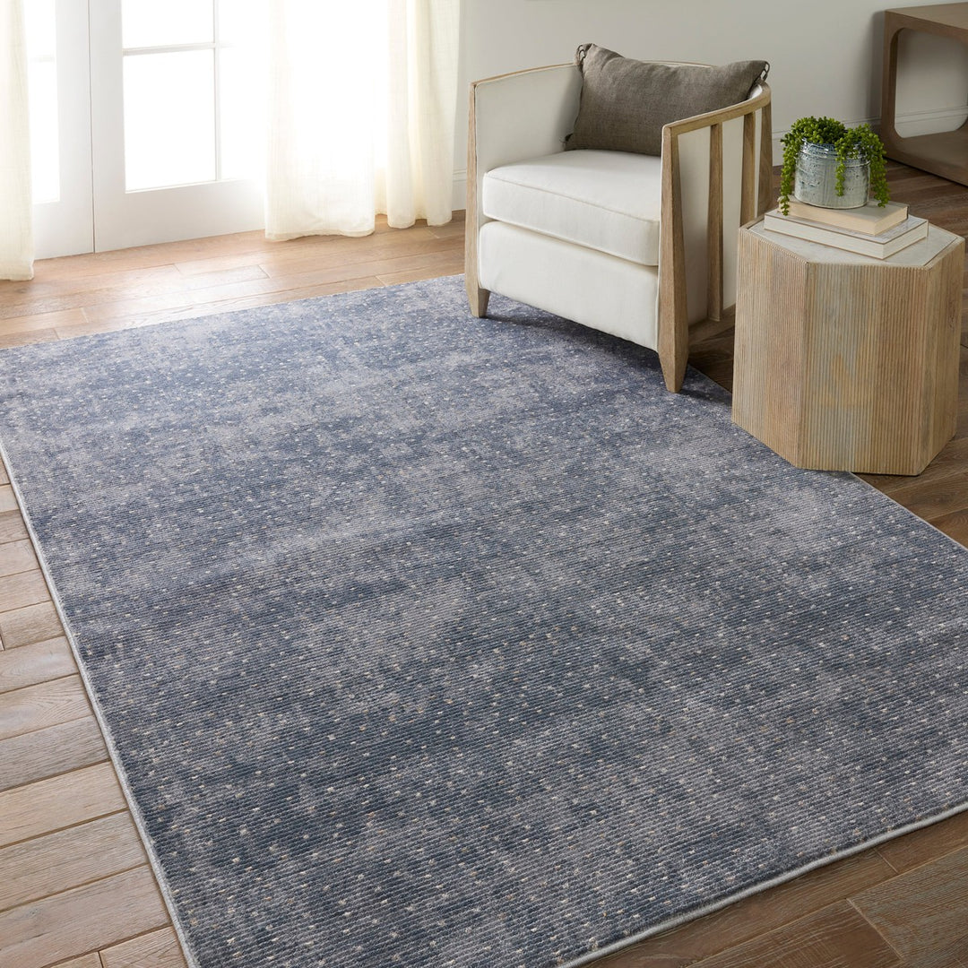 Jaipur Living Melora Dotted Blue/ Cream Area Rug (6'7"X9'6")