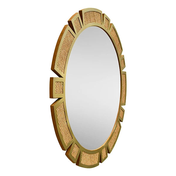 Sunday Round Modern Suburst Mirror