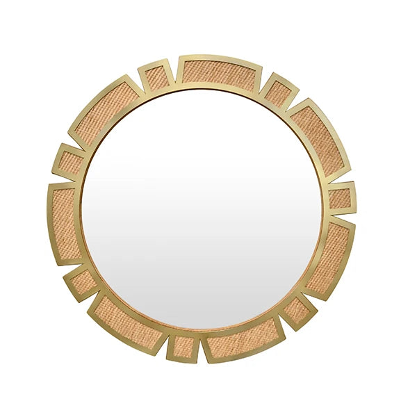 Sunday Round Modern Suburst Mirror
