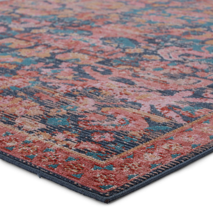 Vibe by Jaipur Living Maven Indoor/ Outdoor Oriental Pink/ Blue Area Rug (9'6"X12'7")