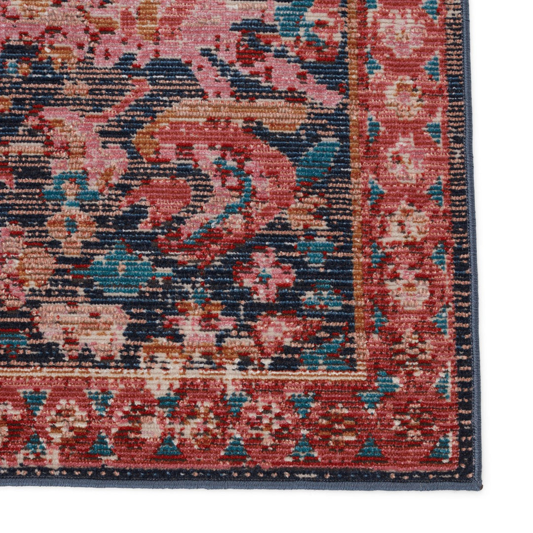 Vibe by Jaipur Living Maven Indoor/ Outdoor Oriental Pink/ Blue Area Rug (4'X5'7")