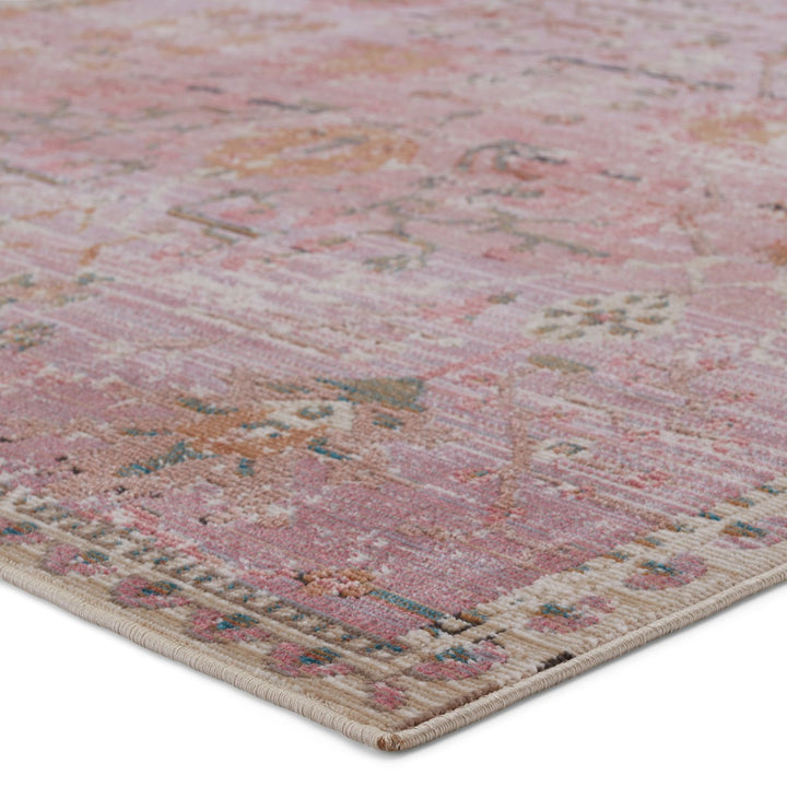 Vibe by Jaipur Living Elva Indoor/ Outdoor Oriental Pink Runner Rug (2'6"X8')