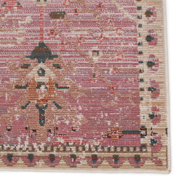 Vibe by Jaipur Living Elva Indoor/ Outdoor Oriental Pink Area Rug (2'6"X4')