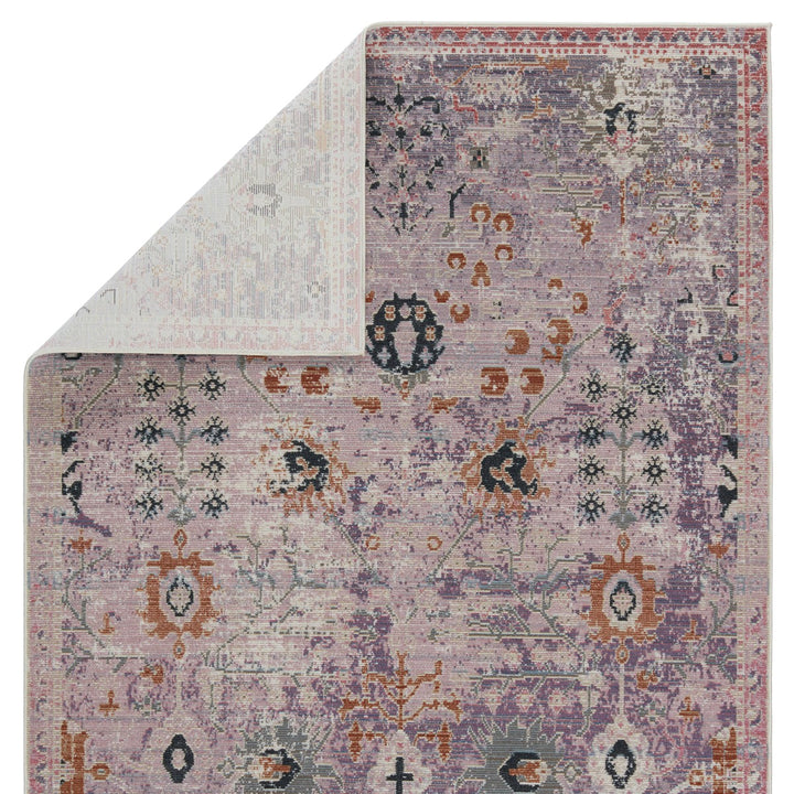 Vibe by Jaipur Living Elva Indoor/ Outdoor Oriental Purple/ Gold Area Rug (8'X10')