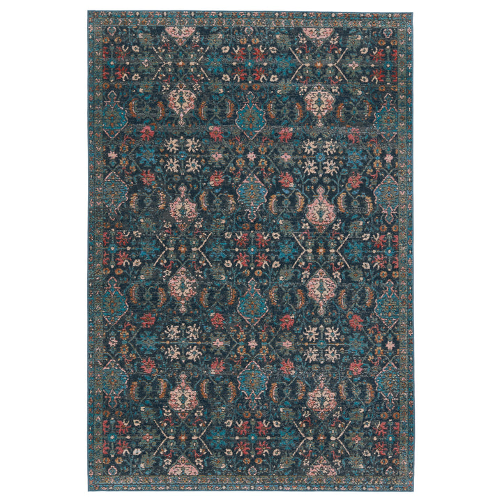 Vibe By Jaipur Living Lisana Indoor/ Outdoor Trellis Dark Blue/ Multicolor Area Rug (8'X10')