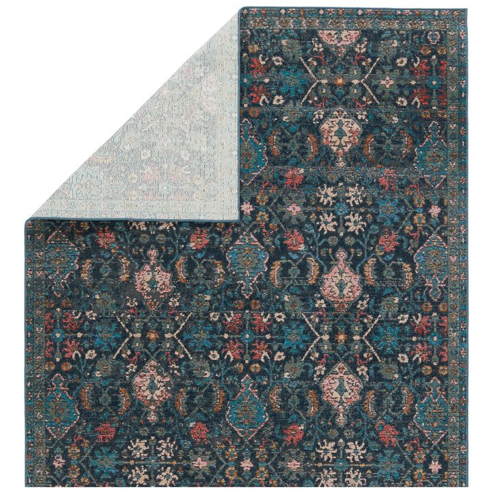 Vibe By Jaipur Living Lisana Indoor/ Outdoor Trellis Dark Blue/ Multicolor Area Rug (5'X7'3")