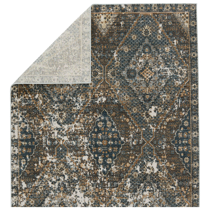 Vibe By Jaipur Living Julia Indoor/ Outdoor Medallion Blue/ Gold Runner Rug (2'6"X8')